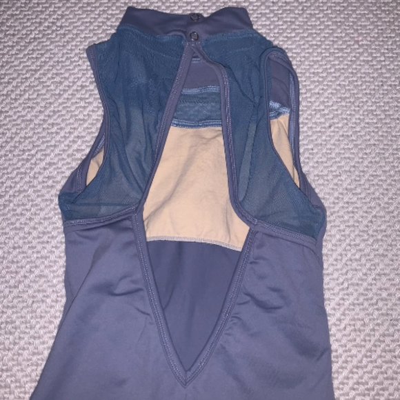 Bluish Grey Dance Body suit - Picture 3 of 4
